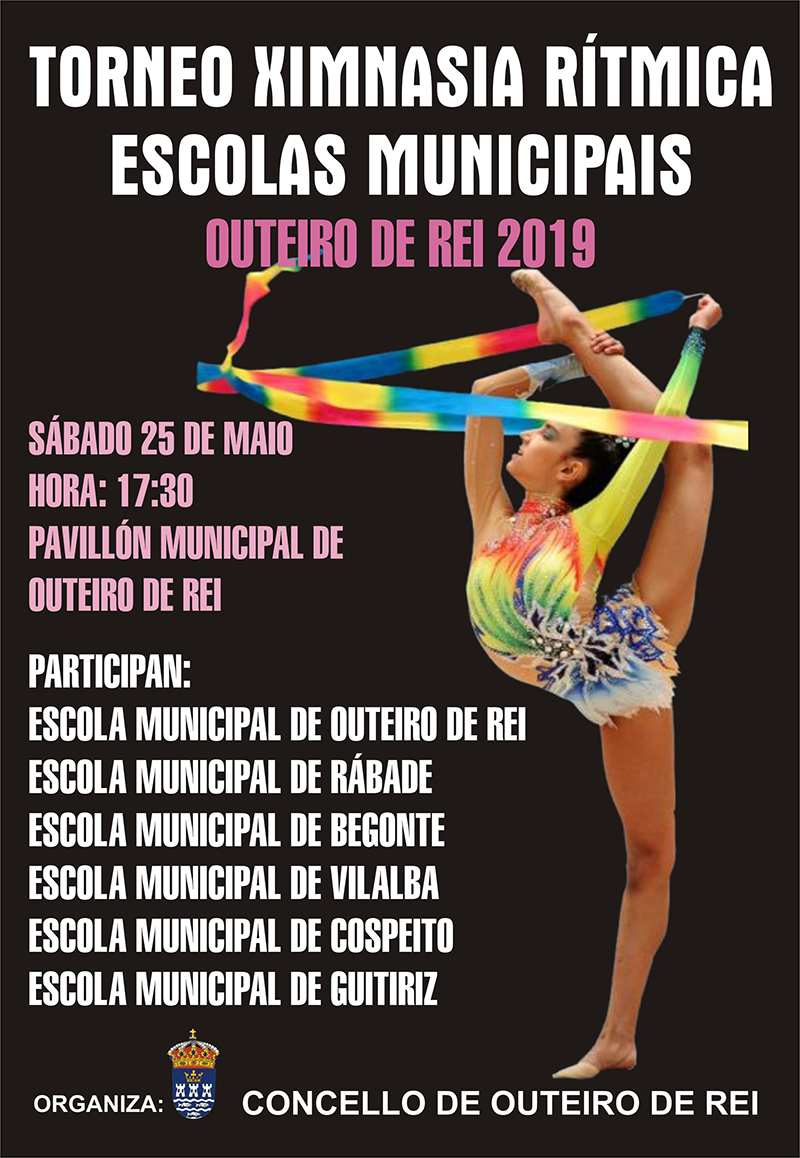 OUTEIRO DE REI ACOLLE O TORNEO DE XIMNASIA RÍTMICA DAS ESCOLAS MUNICIPAIS