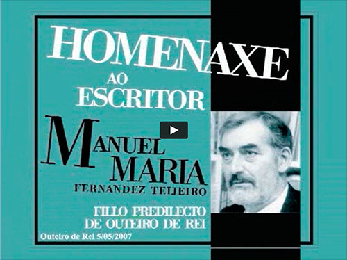 Homenaxe a manuel maría HOMENAXE A MANUEL MARÍA
