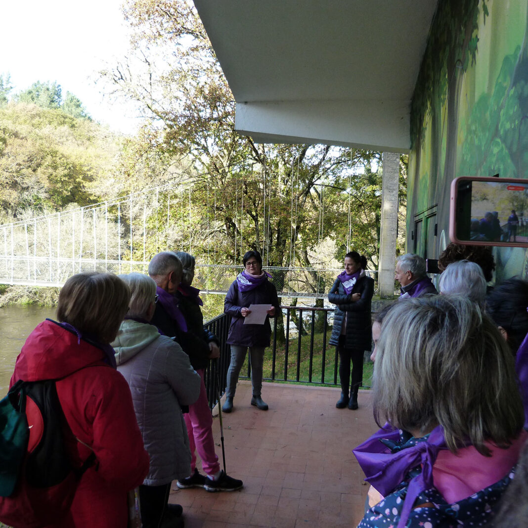 Andaina popular contra a violencia de x&eacute;nero do Concello de Outeiro de Rei