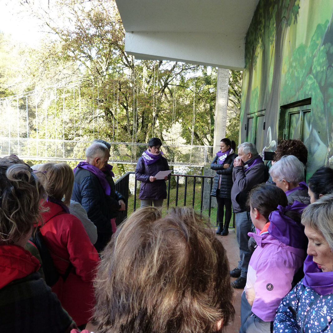 Andaina popular contra a violencia de x&eacute;nero do Concello de Outeiro de Rei