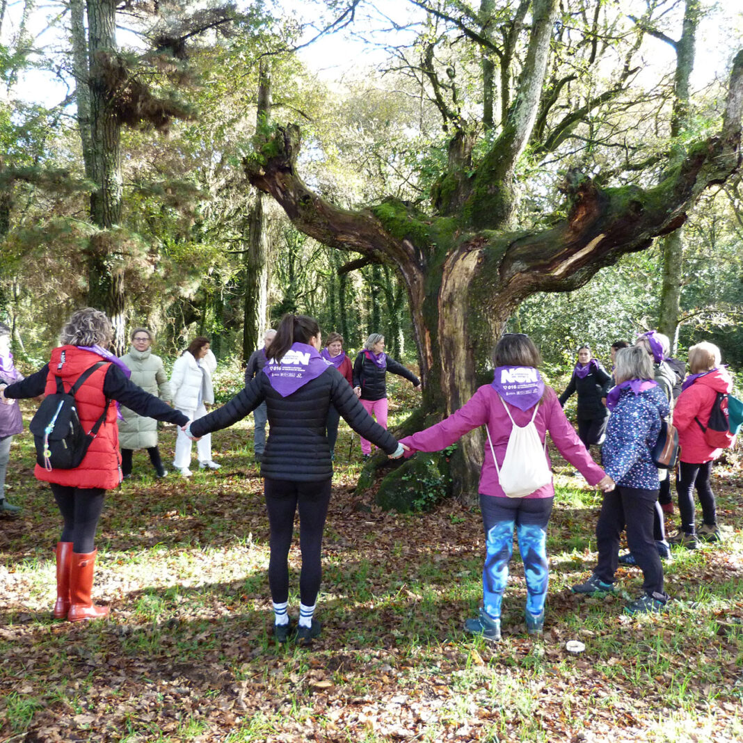 Andaina popular contra a violencia de x&eacute;nero do Concello de Outeiro de Rei