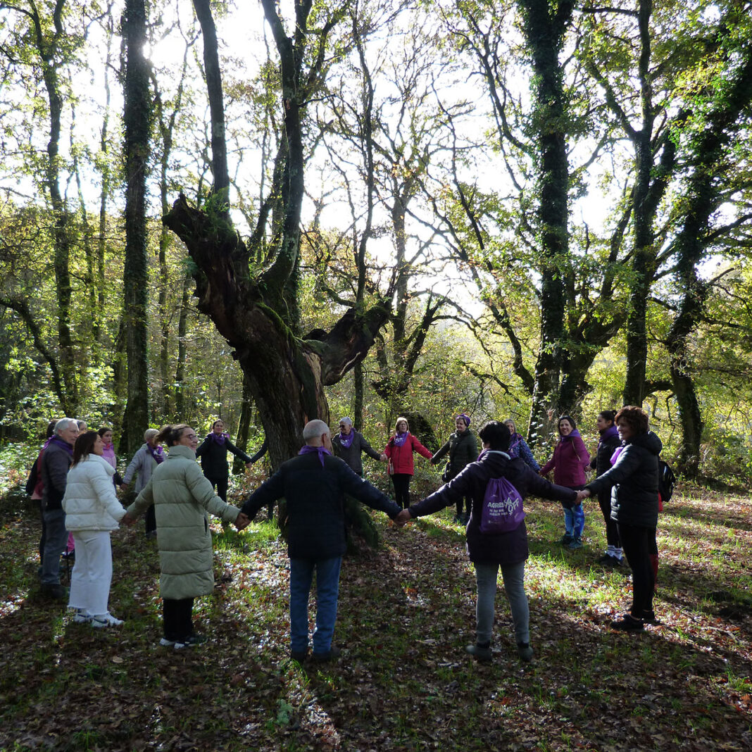 Andaina popular contra a violencia de x&eacute;nero do Concello de Outeiro de Rei