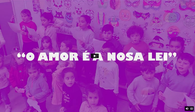 Vídeo da canción “o amor é a nosa lei” Vídeo da canción