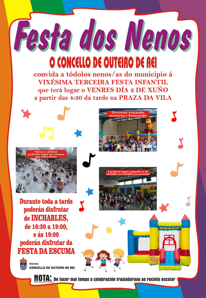 Cartel festa dos nenos