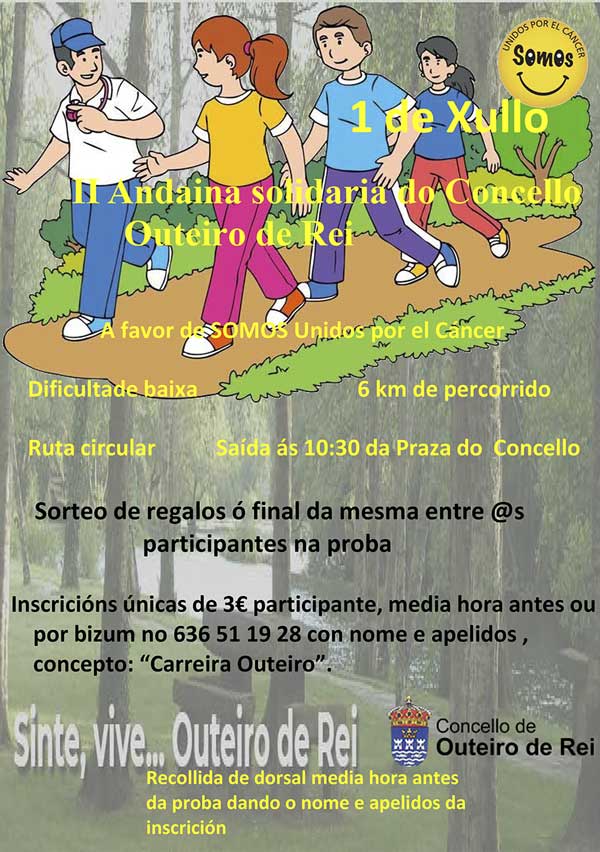 Cartel da II Andaina de Outeiro de Rei