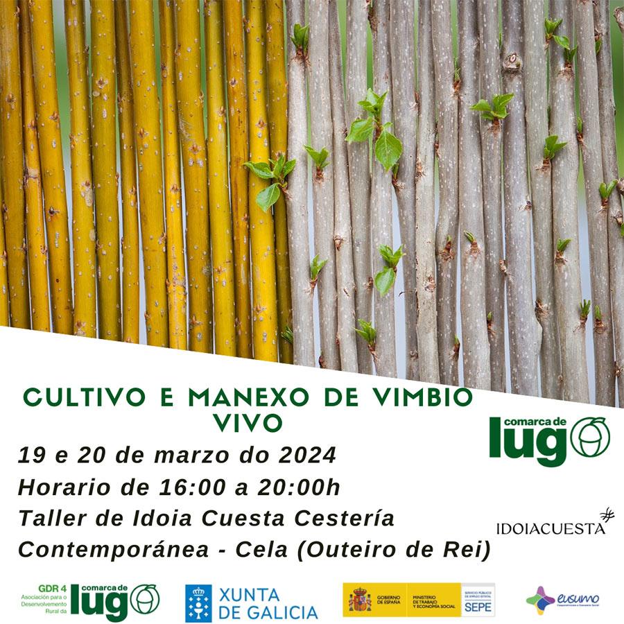 Cartel curso CULTIVO E MANEXO DE VIMBIO VIVO